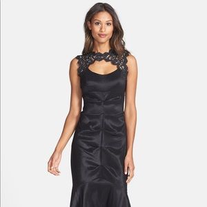 Xscape Ruched Taffeta & Lace Mermaid Gown 12